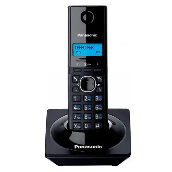 Telefon fără fir Panasonic KX-TG1711, Negru