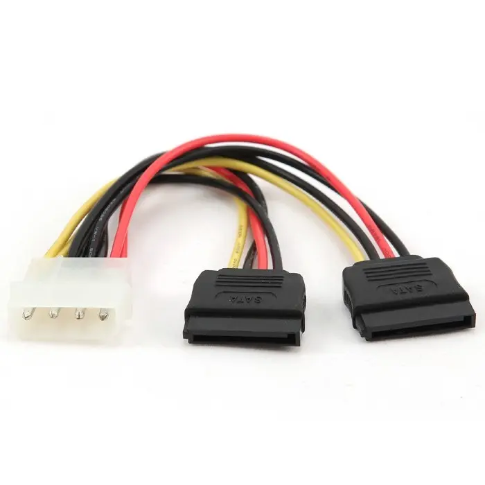 Cable Serial ATAx2   30 cm, Power, Cablexpert, CC-SATA-PSY-0.3M - photo