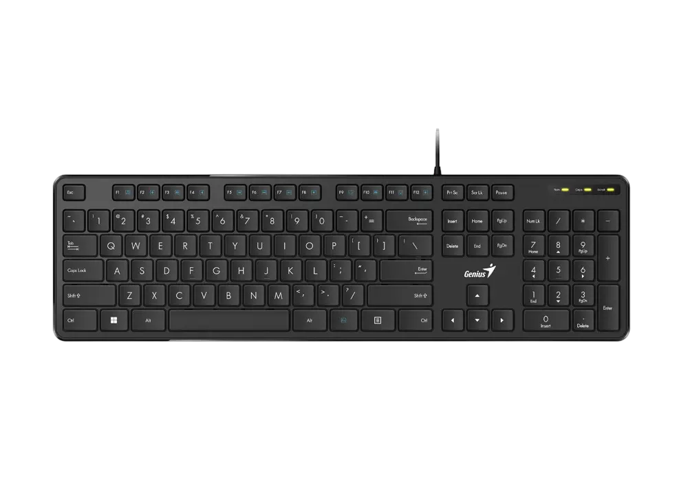Tastatură Genius SlimStar M200, Cu fir, Negru - photo