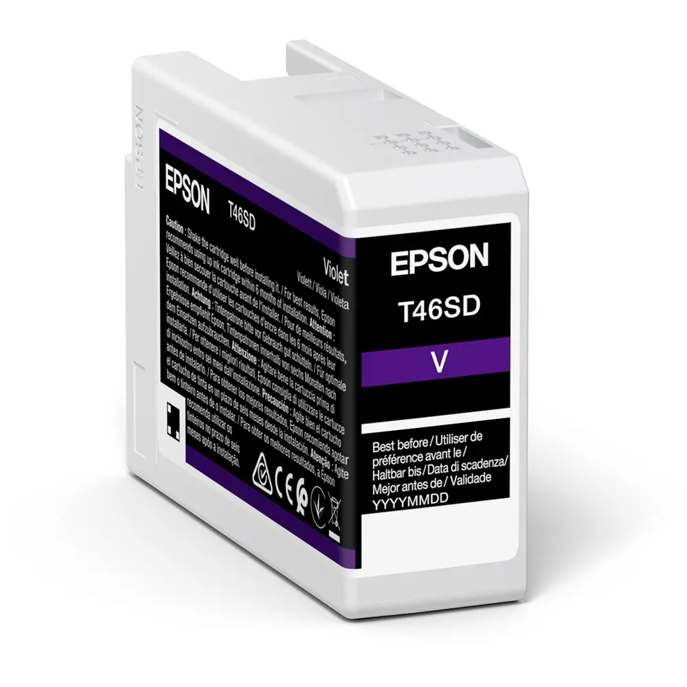 Картридж чернильный Epson T46S UltraChrome Pro 10, 25мл, Фиолетовый - photo