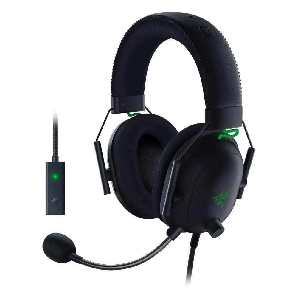 Căști gaming RAZER BlackShark V2, Cu fir, Negru - photo