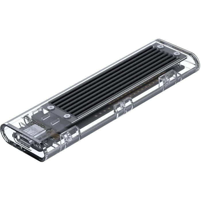 Rack SSD extern Gembird EE2280-U3C-02, Transparent  - photo