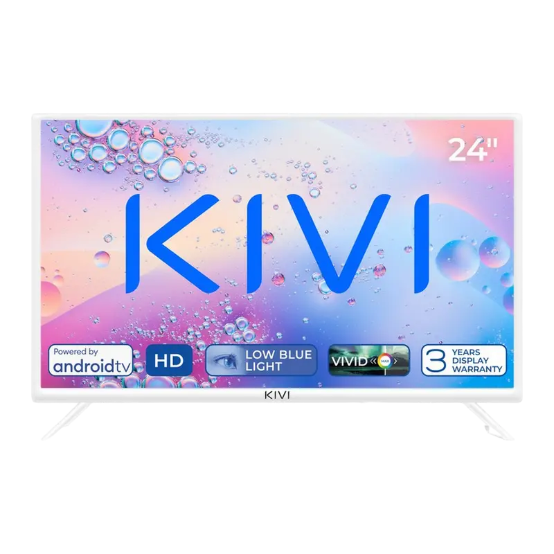 24" LED SMART TV KIVI 24H760QW, 1366x768 HD, Android TV, Alb - photo