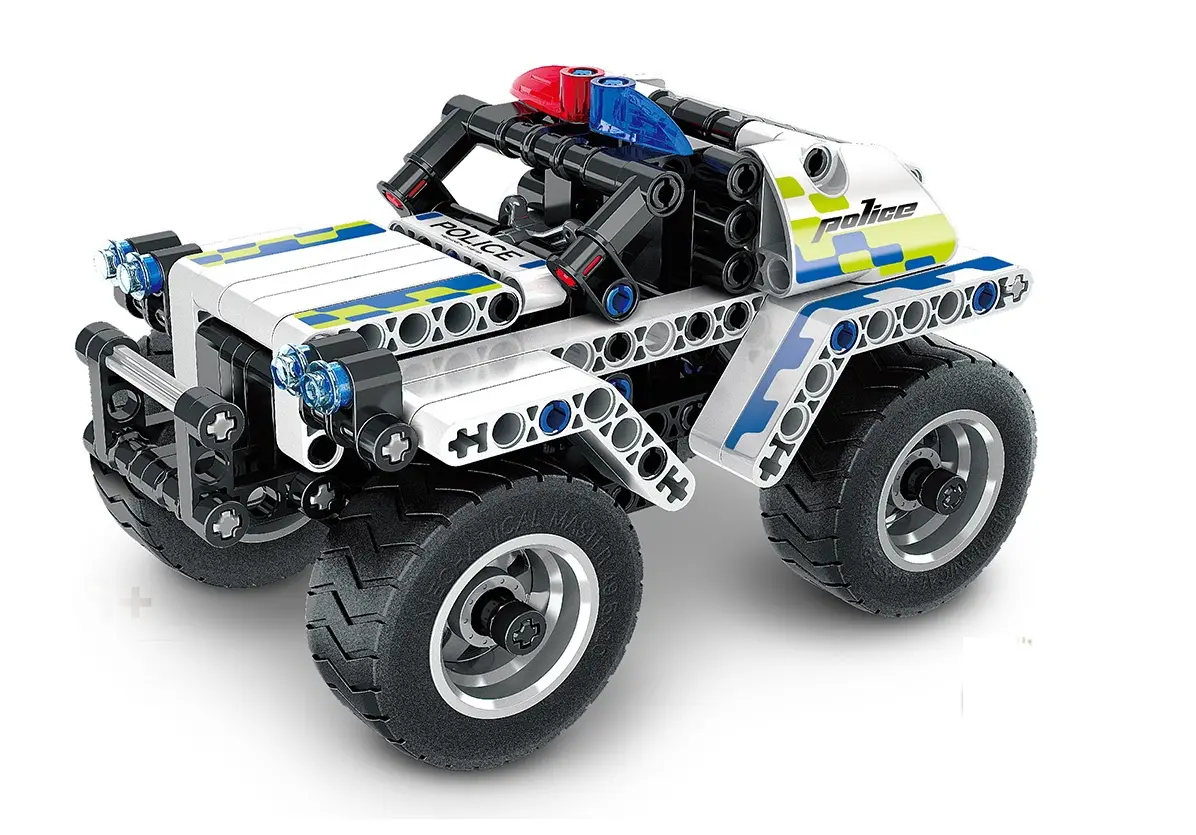 Constructor XTech Pull Back Police Car - photo
