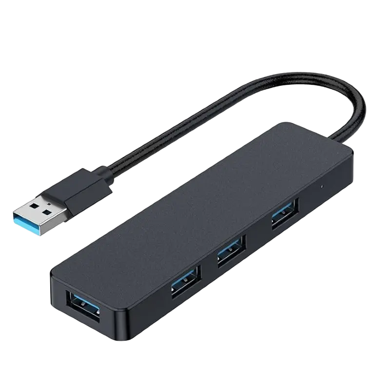 USB-концентратор Gembird UHB-U3P4-04, Чёрный - photo