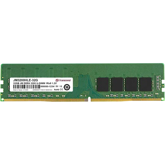 Memorie RAM Transcend JM3200HLE-32G, DDR4 SDRAM, 3200 MHz, 32GB - photo