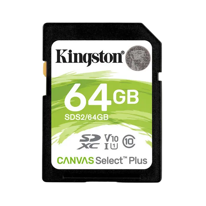 Карта памяти Kingston Canvas Select Plus, 64Гб (SDS2/64GB) - photo