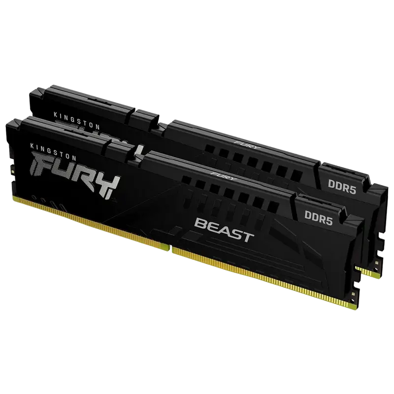 Оперативная память Kingston FURY Beast, DDR5 SDRAM, 6000 МГц, 64Гб, KF560C30BBK2-64 - photo