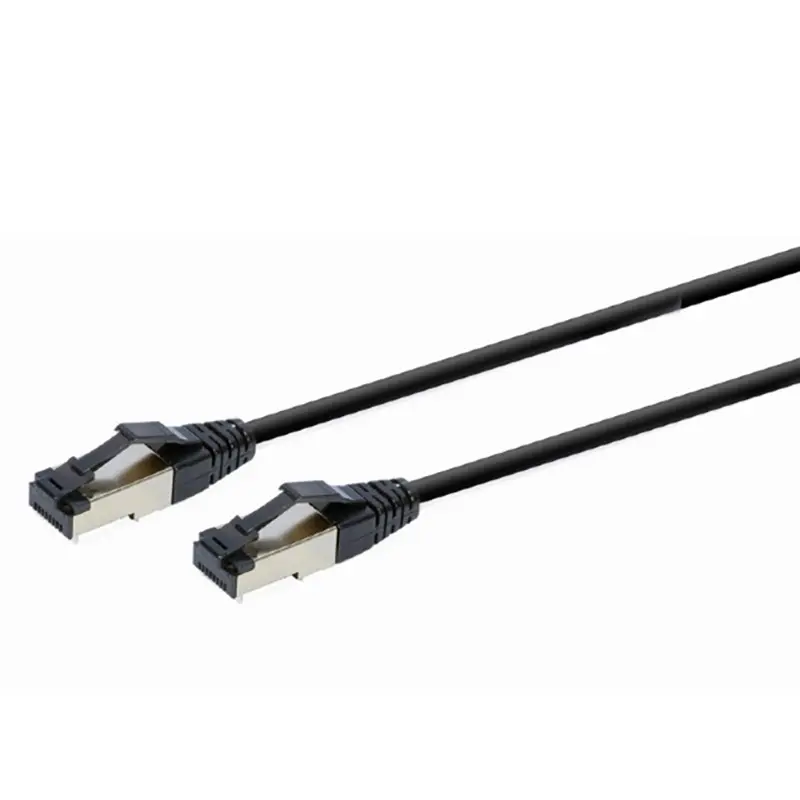Patch cord Cablexpert PP8-LSZHCU-BK-0.25M, Cat8 S/FTP, 0,25m, Negru - photo