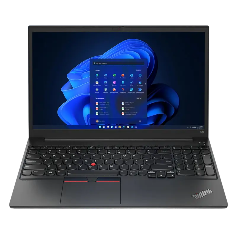 Laptop Business 15,6" Lenovo ThinkPad E15 Gen 4, Negru, Intel Core i7-1255U, 16GB/512GB, Fără SO - photo