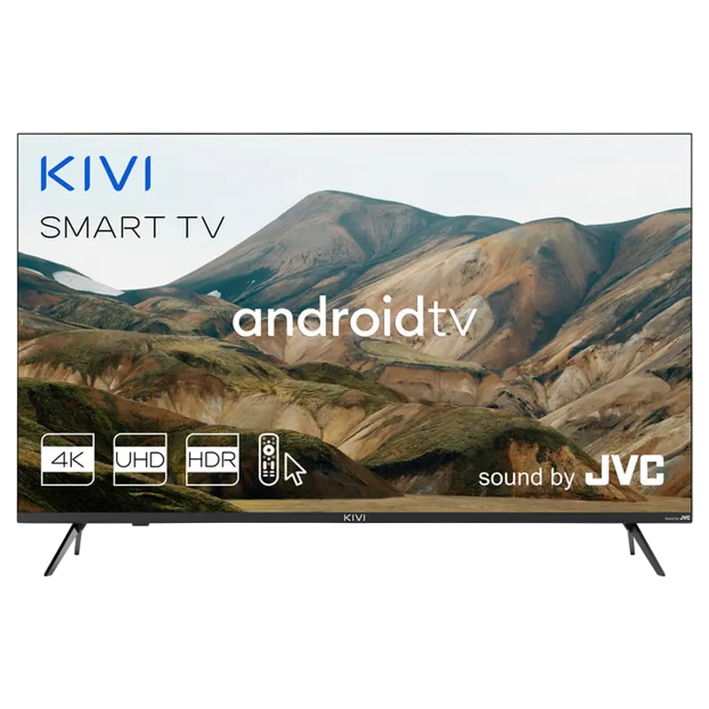 43" LED SMART TV KIVI 43U740LB, 3840x2160 4K UHD, Android TV, Negru - photo