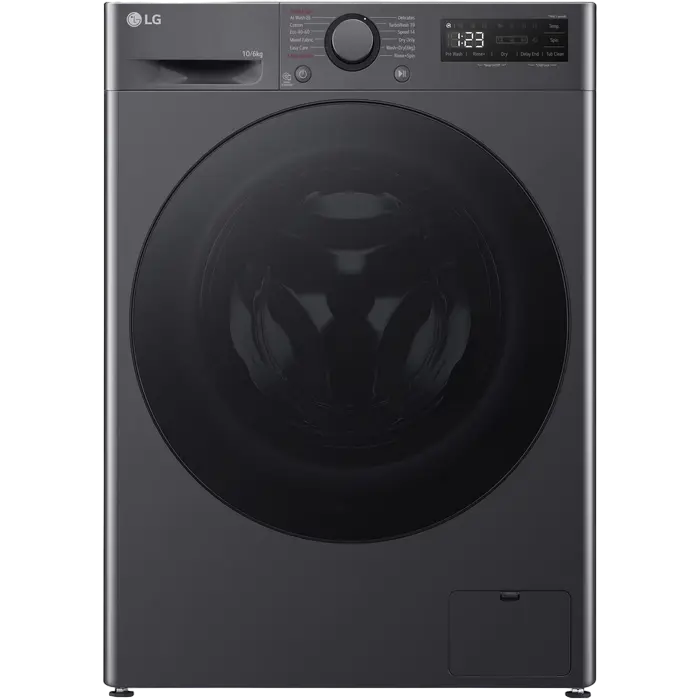 Стирально-сушильная машина LG F4DR510S2M, 10кг, Серый - photo