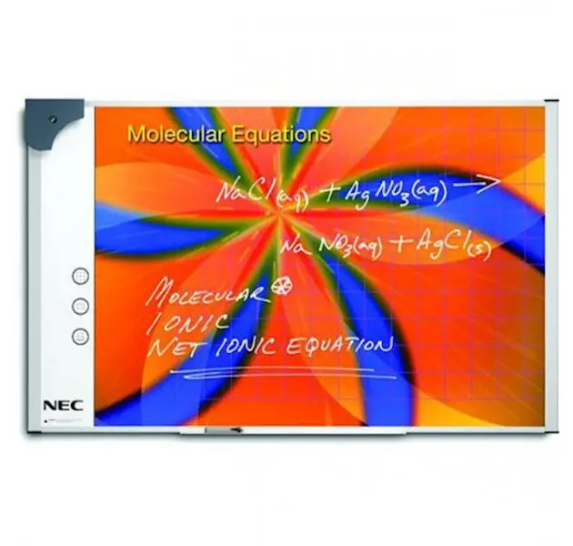 Tabla interactiva NEC 100013013 88", Magnetic, Alb - photo