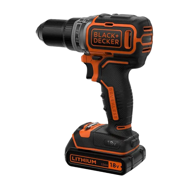 Аккумуляторная дрель-шуруповерт Black+Decker BL186KB-QW - photo