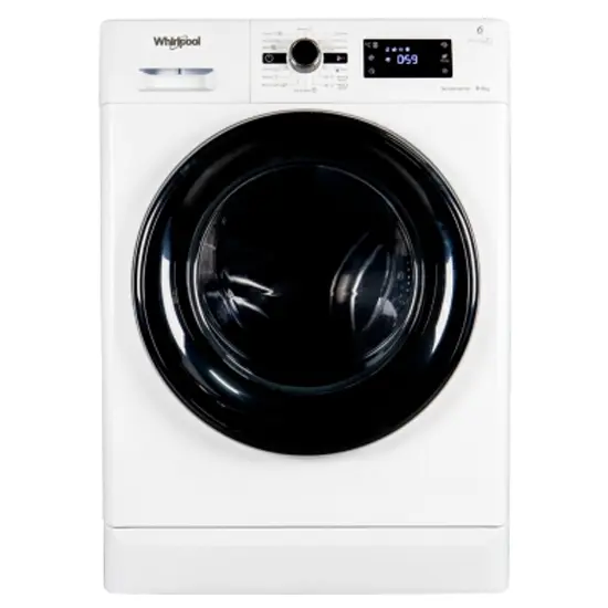 Mașină de spălat cu uscător Whirlpool FWDG86148B, 8, Alb - photo
