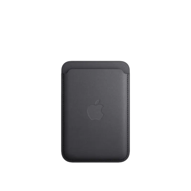Husă Portmoneu Apple iPhone FineWoven Wallet with MagSafe, Negru - photo
