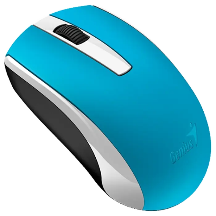 Mouse Wireless Genius ECO-8100, Albastru - photo