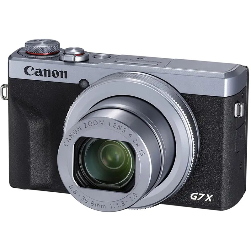 Aparat Foto Compact Canon PowerShot G7 X Mark III, Argintiu - photo