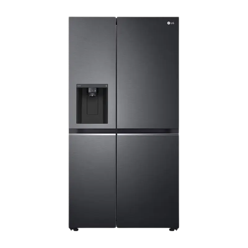 Холодильник LG GSLV71MCLE, Чёрный - photo