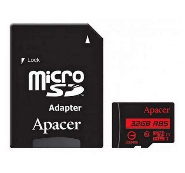 Card de Memorie Apacer microSDHC UHS-I U1 Class 10, 32GB (AP32GMCSH10U5-R) - photo