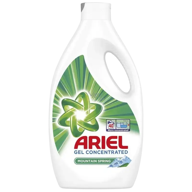 Detergent lichid Ariel Mountain Spring, 2.2 L - photo