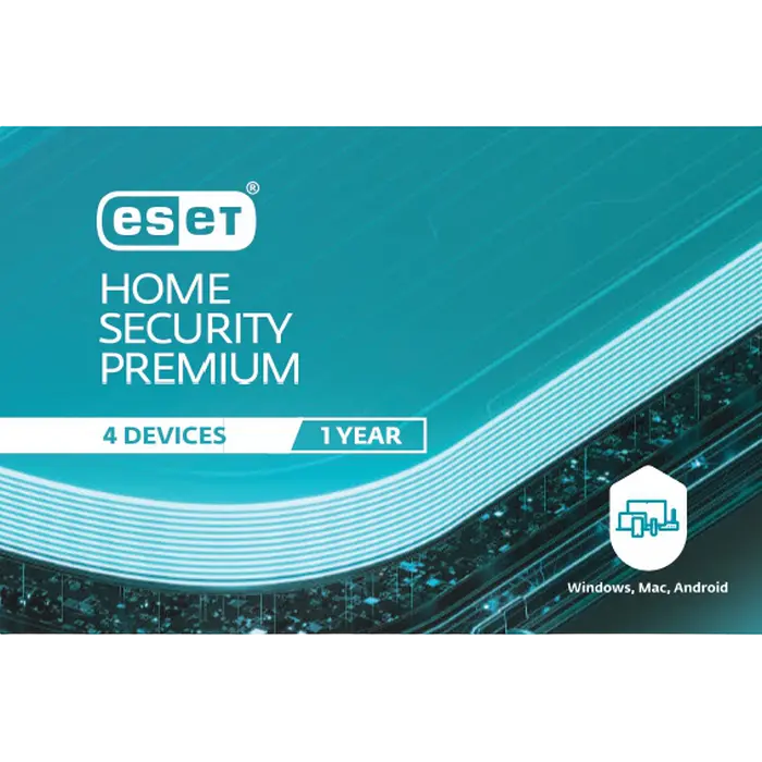 ESET Home Security Premium For 1 year. For protection 4 objects. - photo
