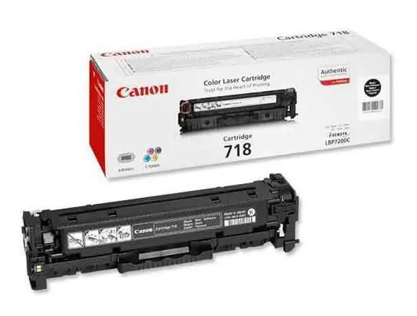 Laser Cartridge Canon 718 Bk, Black - photo