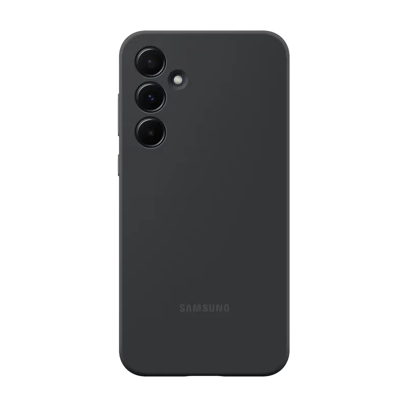 Husă Samsung Silicone Cover Galaxy A55, Negru - photo