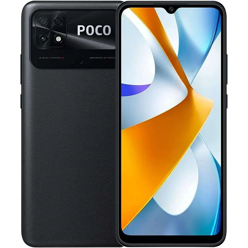 Смартфон Xiaomi Poco C40, 4Гб/64Гб, Чёрный - photo