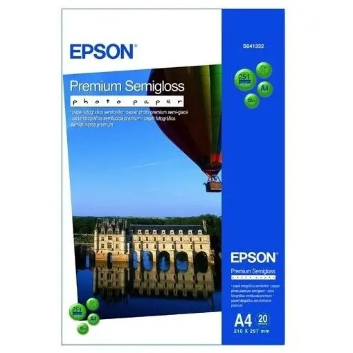 Hârtie fotografică Epson Premium Semi-Gloss Photo Paper, A4