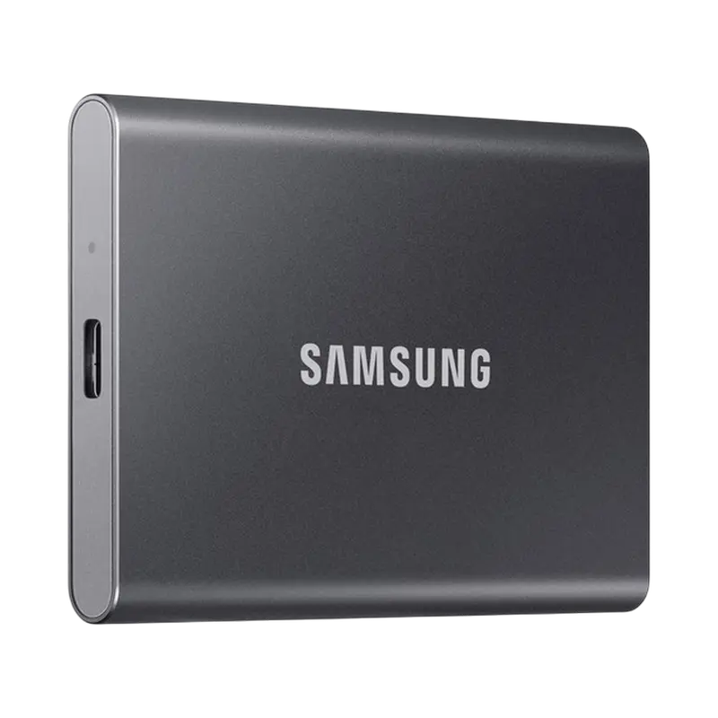 SSD portabil extern Samsung T7, 4 TB, Titan Gray (MU-PC4T0T/WW) - photo