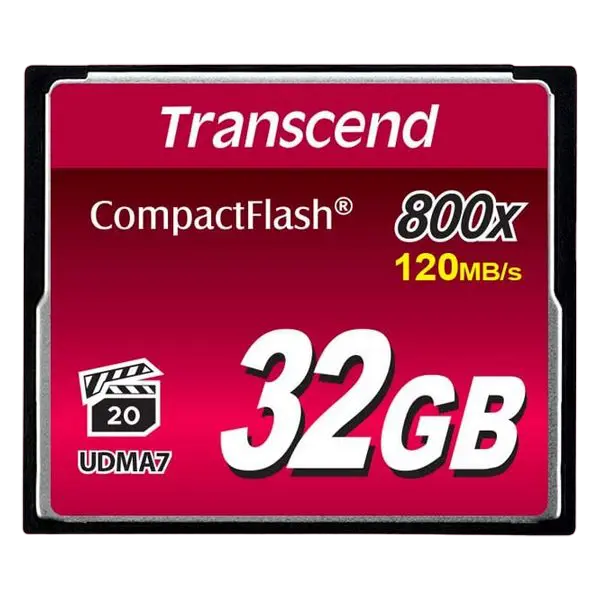Карта памяти Transcend CompactFlash 800, 32Гб (TS32GCF800) - photo