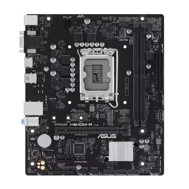 Placă de bază ASUS PRIME H610M-R-SI, LGA1700, Intel H610, Micro-ATX - photo