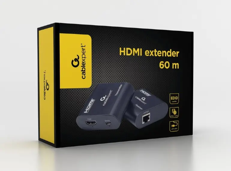  Cablexpert DEX-HDMI-03, HDMI (F) - HDMI (F), Negru