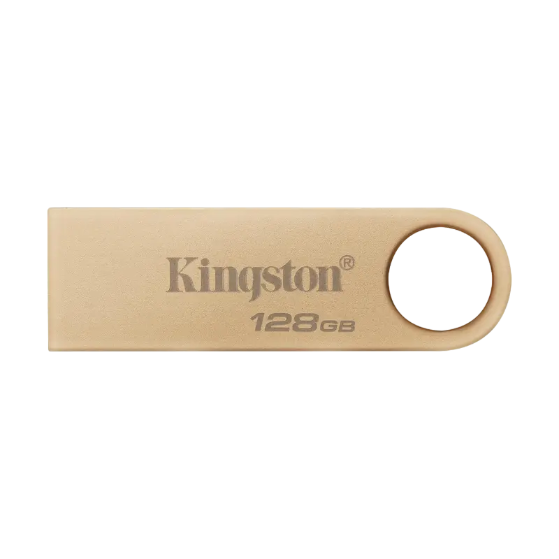 USB Flash накопитель Kingston DataTraveler SE9 G3, 128Гб, Золотой - photo
