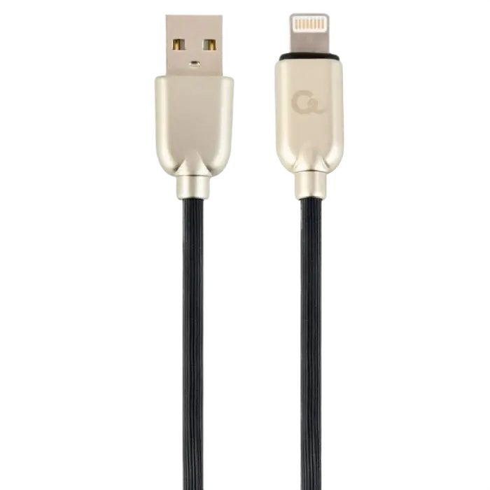 Cablu încărcare și sincronizare Cablexpert CC-USB2R-AMLM-1M, USB Type-A/Lightning, 1m, Negru - photo