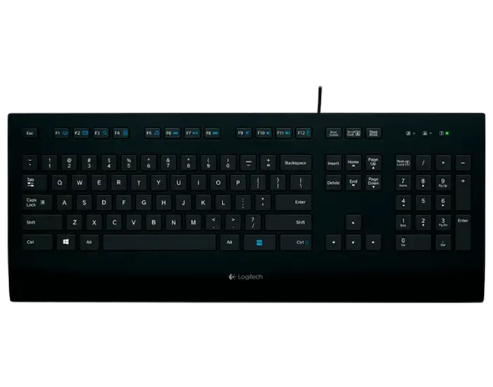 Клавиатура Logitech K280e, Проводное, Чёрный - photo