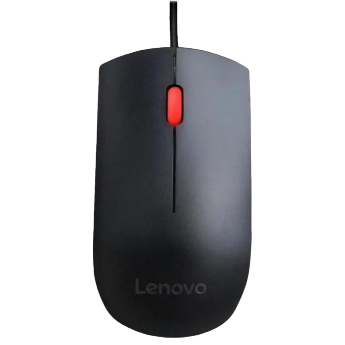 Mouse Lenovo Essential USB, Negru - photo