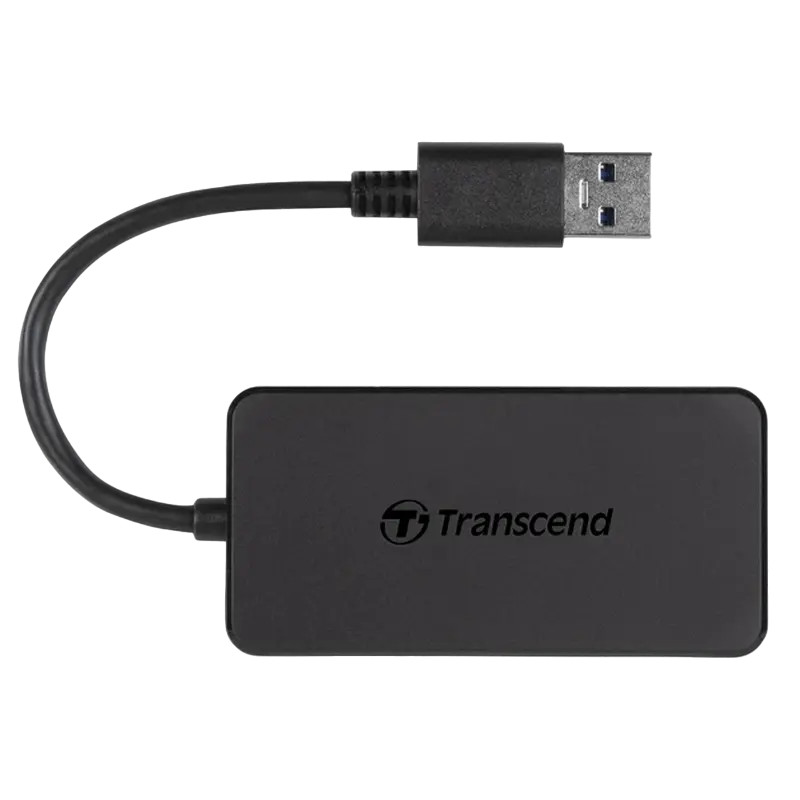 USB-концентратор Transcend HUB2, Чёрный - photo