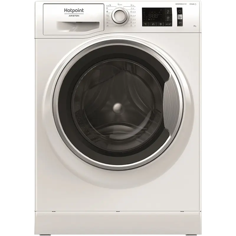 Стирально-сушильная машина Hotpoint-Ariston NM11845WSAEUN, 8кг, Белый - photo