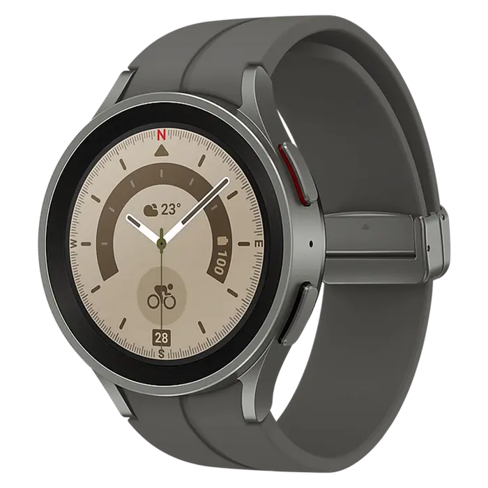 Умные часы Samsung Galaxy Watch 5 Pro, 45мм, Серый Титан - photo