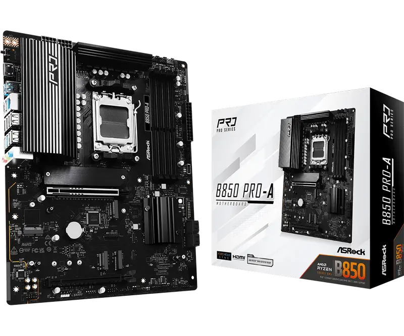 Placă de bază ASRock B850 Pro-A, AM5, AMD B850, ATX - photo