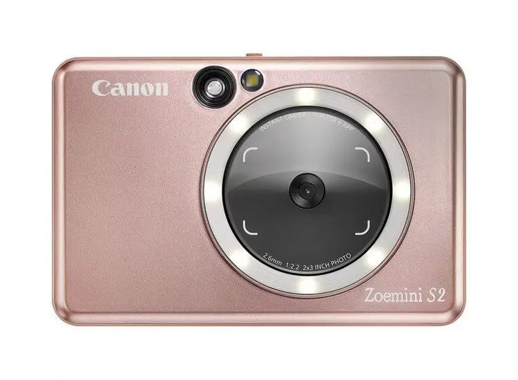 Mini Photo Printer Camera Canon Zoemini S2 ZV223 RG, Rose Gold - photo