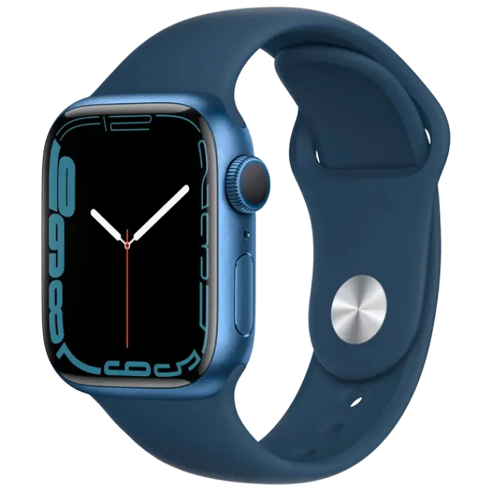 Ceas inteligent Apple Watch Series 7 GPS, 41mm, Albastru - photo