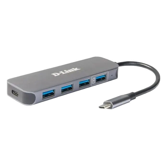 USB-концентратор D-Link DUB-2340, Серый - photo
