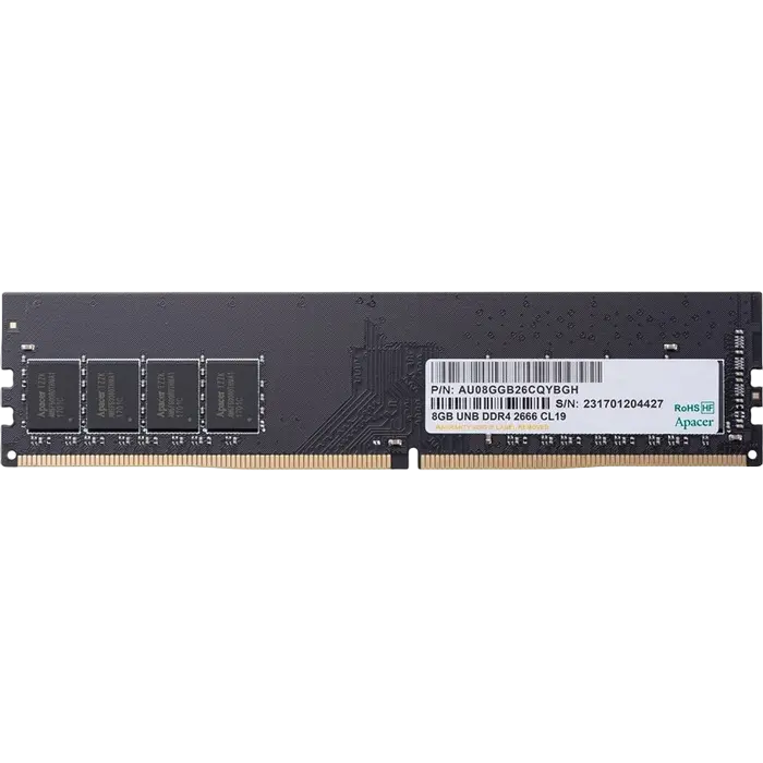 Memorie RAM Apacer AU08GGB26CQYBGH, DDR4 SDRAM, 2666 MHz, 8GB - photo