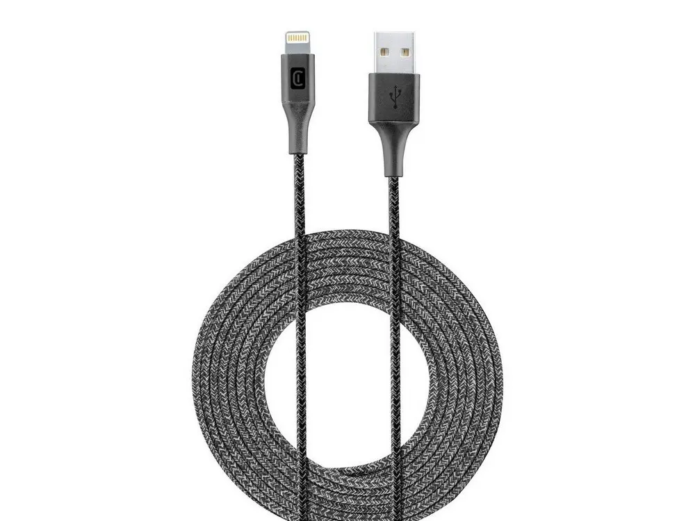 Cablu încărcare și sincronizare Cellularline Long Cable, USB Type-A/Lightning, 2,5m, Negru - photo