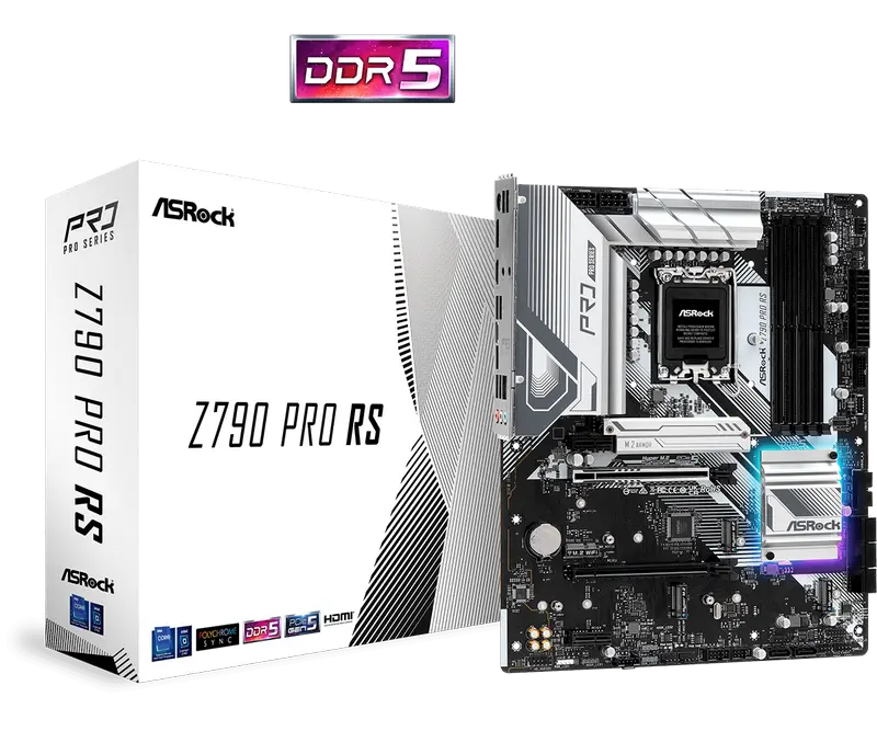 Placă de bază ASRock Z790 PRO RS, LGA1700, Intel Z790, ATX - photo