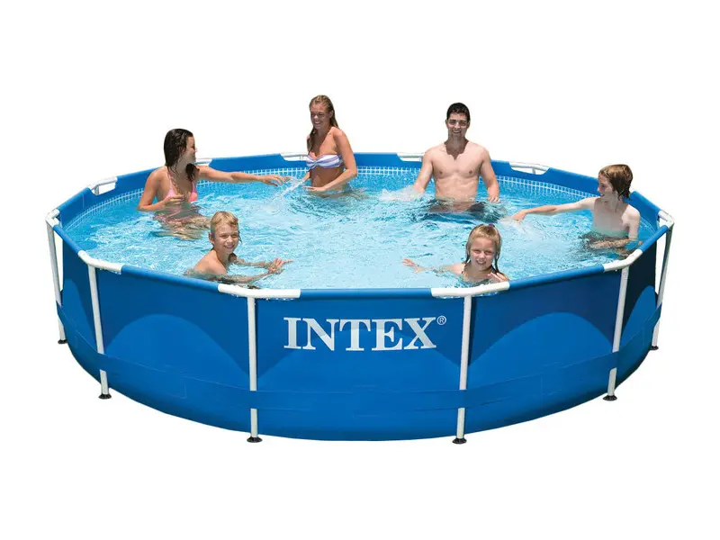 Каркасный бассейн Intex Metal Frame, 6503л, Синий, 28210 - photo
