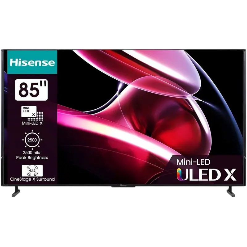 85" MiniLED SMART TV Hisense 85U7KQ, 3840x2160 4K UHD, VIDAA U7.0, Gri - photo